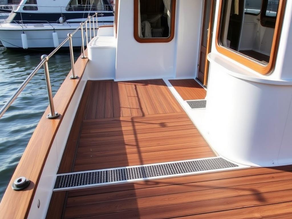 Antislip vlonderstroken bij woonark — vlonderproject Antislip door Vlonderhoud Antislip vlonderstroken bij woonark — vlonderproject Antislip door Vlonderhoud