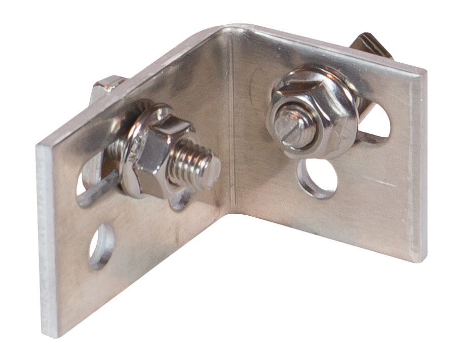 Multi-hoekverbinding voor aluminium onderconstructie — bevestigingsmaterialen — Vlonderhoud Multi-hoekverbinding voor aluminium onderconstructie — bevestigingsmaterialen — Vlonderhoud