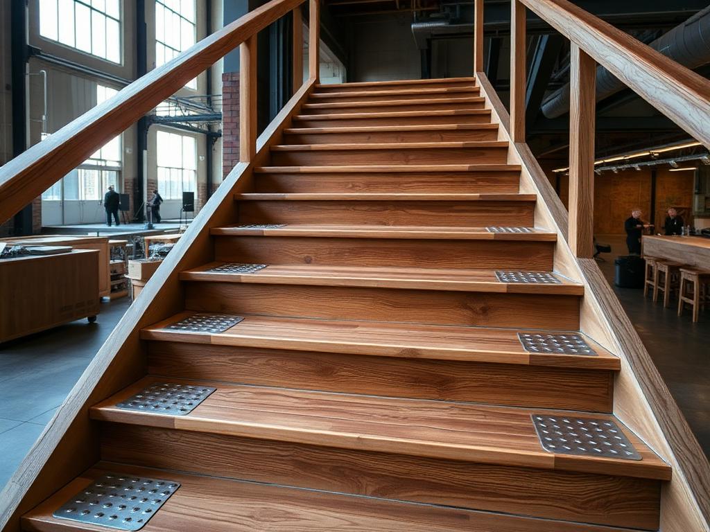 Antislip platen trap evenementencomplex — vlonderproject antislip door Vlonderhoud Antislip platen trap evenementencomplex — vlonderproject antislip door Vlonderhoud