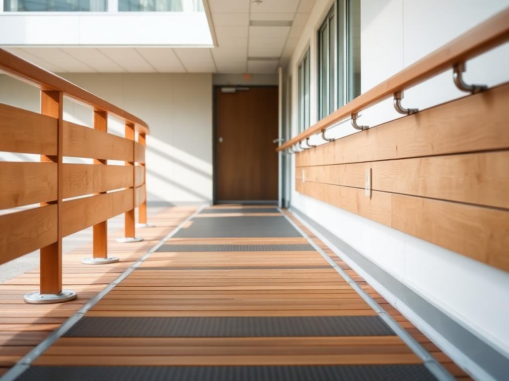 Antislip platen loopdek gehandicaptenzorg — vlonderproject antislip door Vlonderhoud Antislip platen loopdek gehandicaptenzorg — vlonderproject antislip door Vlonderhoud