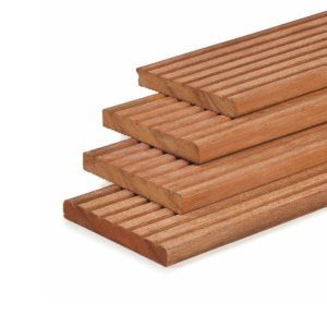 Bangkirai Vlonderplanken 1 Zijde Glad