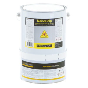 NanoGrip antislip coating set inclusief verharder – transparante bescherming tegen gladheid – Vlonderhoud